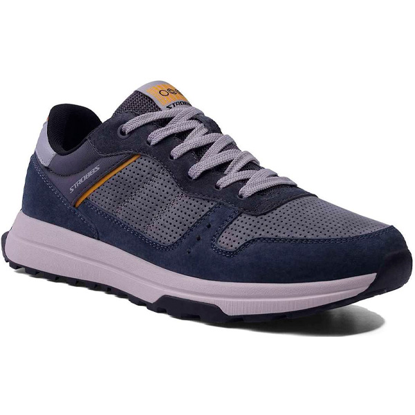 Кроссовки Strobbs мужские C3673-10 серый/синий