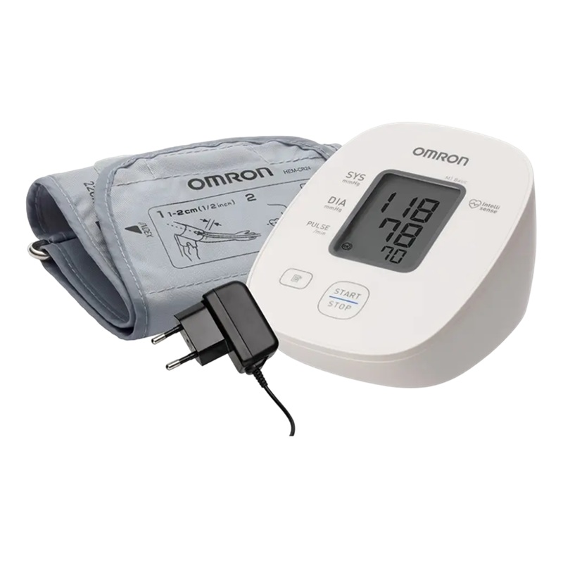 Тонометр Omron M1 Basic автоматический с адаптером и манжетой 22-32 см